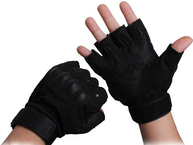 Custom fingerless Gloves